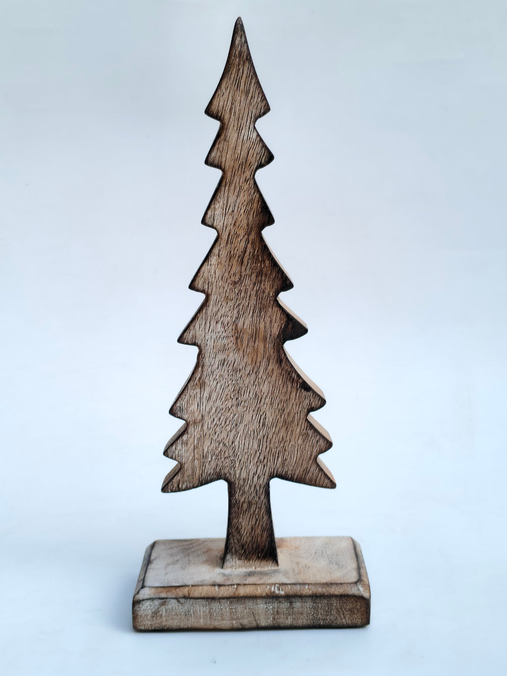 Rustic Wooden Christmas Tree Décor