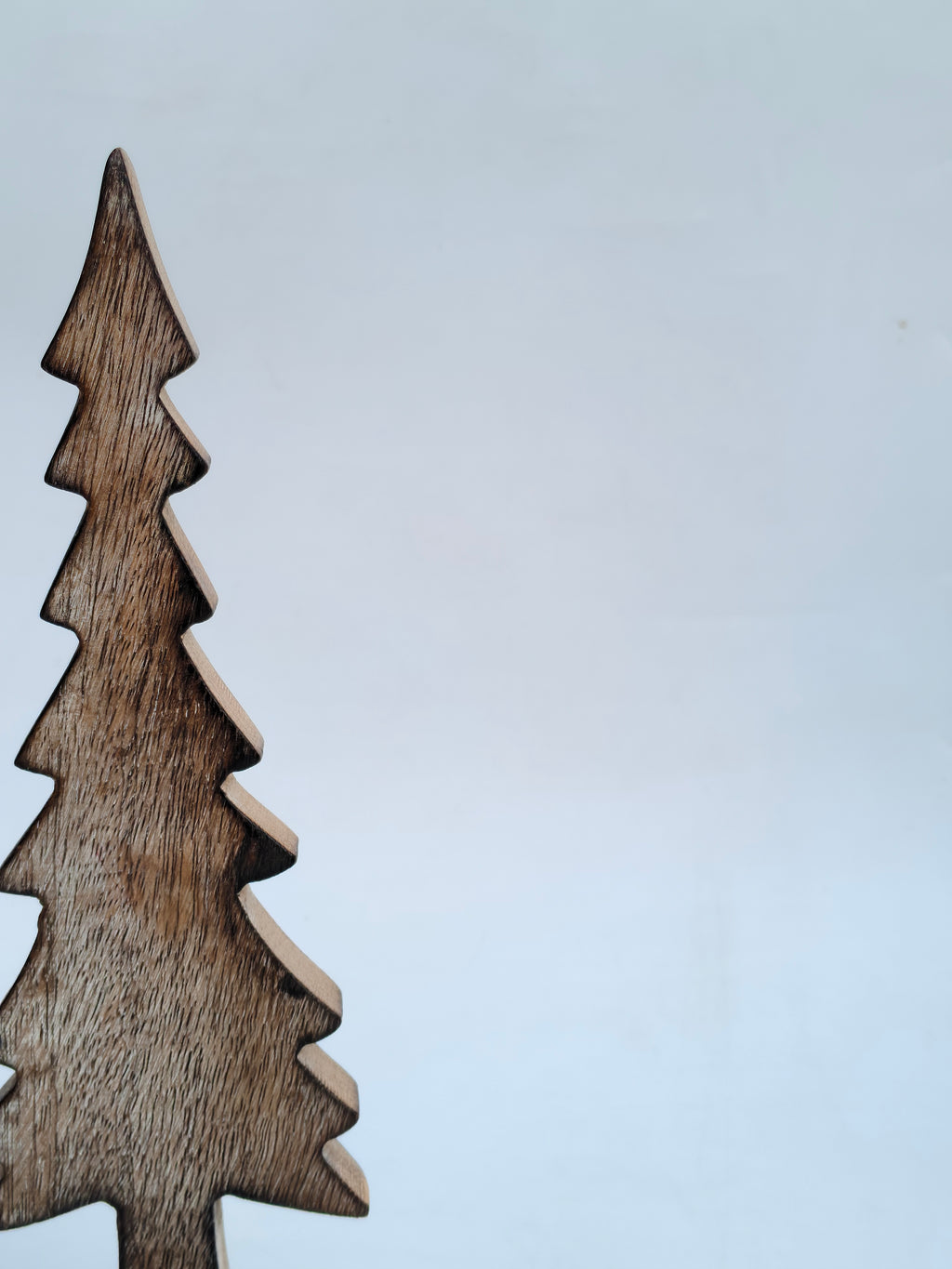Rustic Wooden Christmas Tree Décor
