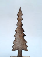 Rustic Wooden Christmas Tree Décor