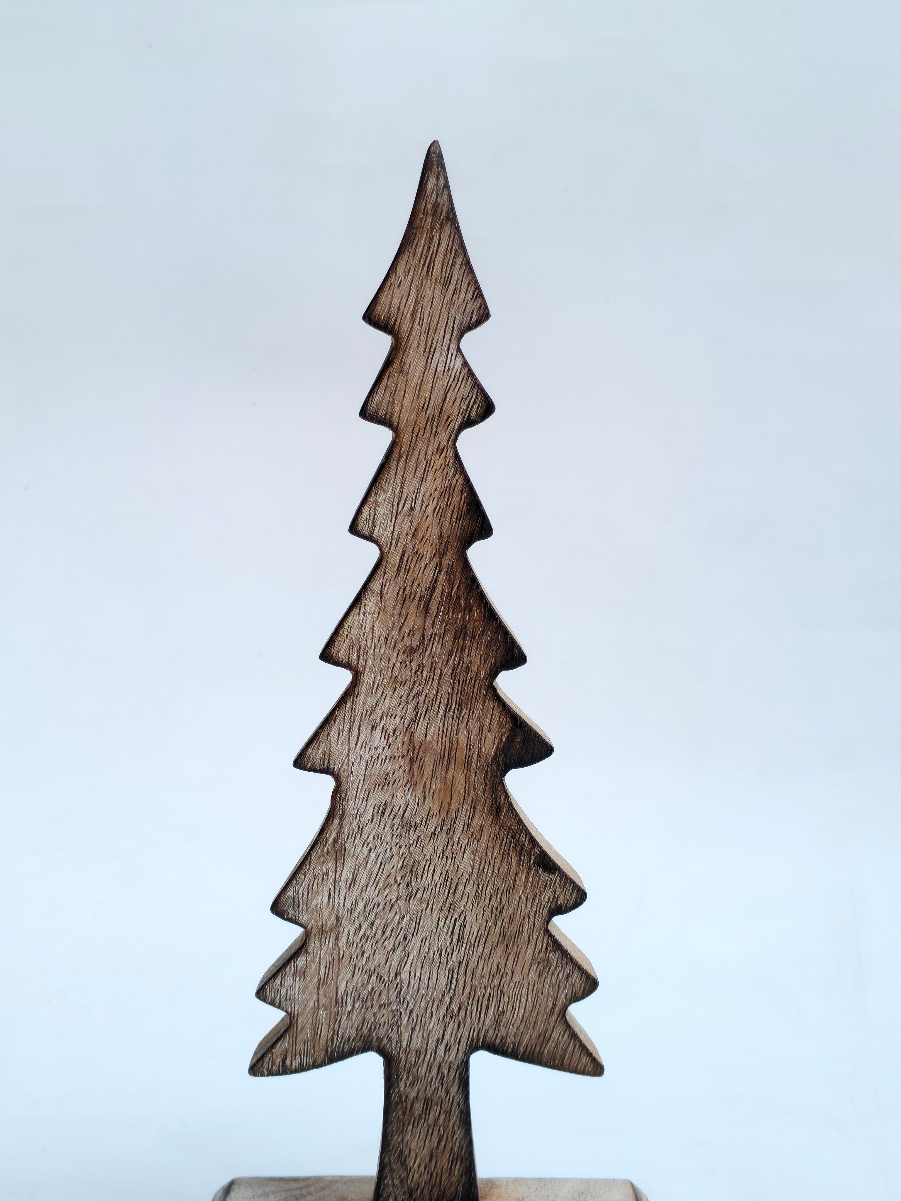 Handcrafted Rustic Wooden Christmas Tree Décor