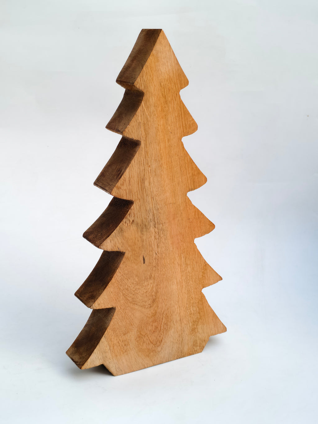 Handcrafted Wooden Christmas Tree – Natural Wood Holiday Décor