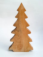 Handcrafted Wooden Christmas Tree – Natural Wood Holiday Décor