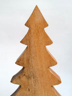 Handcrafted Wooden Christmas Tree – Natural Wood Holiday Décor