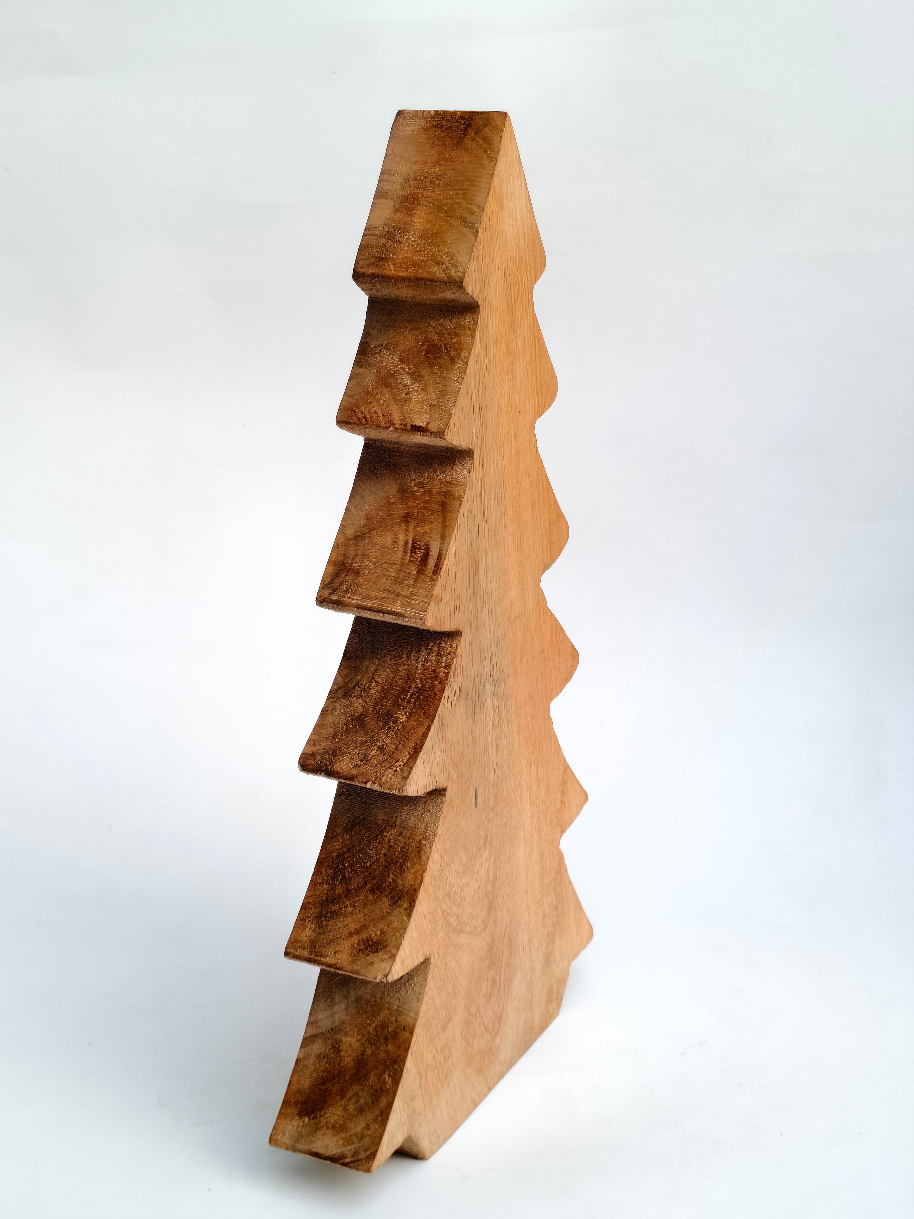 Handcrafted Wooden Christmas Tree – Natural Wood Holiday Décor
