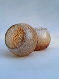 Crackle Finish Glass Votive Candle Holder