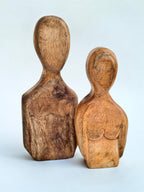 Wooden Abstract Human Figurines