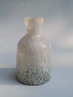 Ivory Marble Frosted Glass Vase