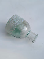 Seafoam Frosted Glass Vase