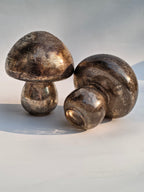 Antique Glass Mushroom Lamp Décor