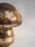 Antique Glass Mushroom Lamp Décor