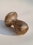 Antique Gold Mushroom Accent – Sculptural Table Décor