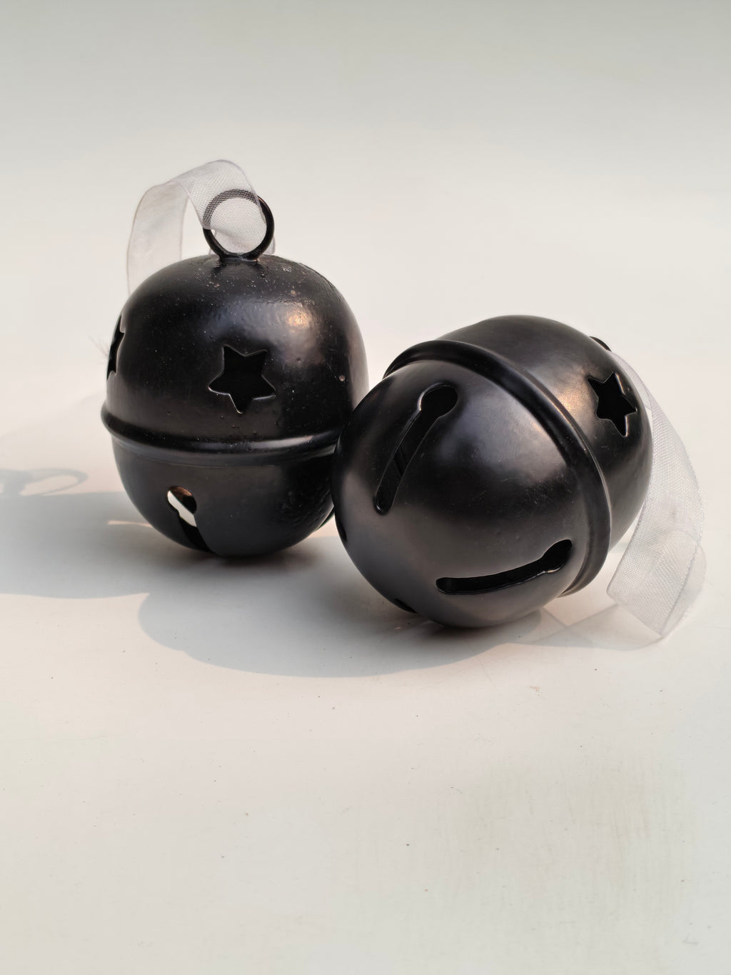 Midnight Star Metal Hanging Bell Ornament