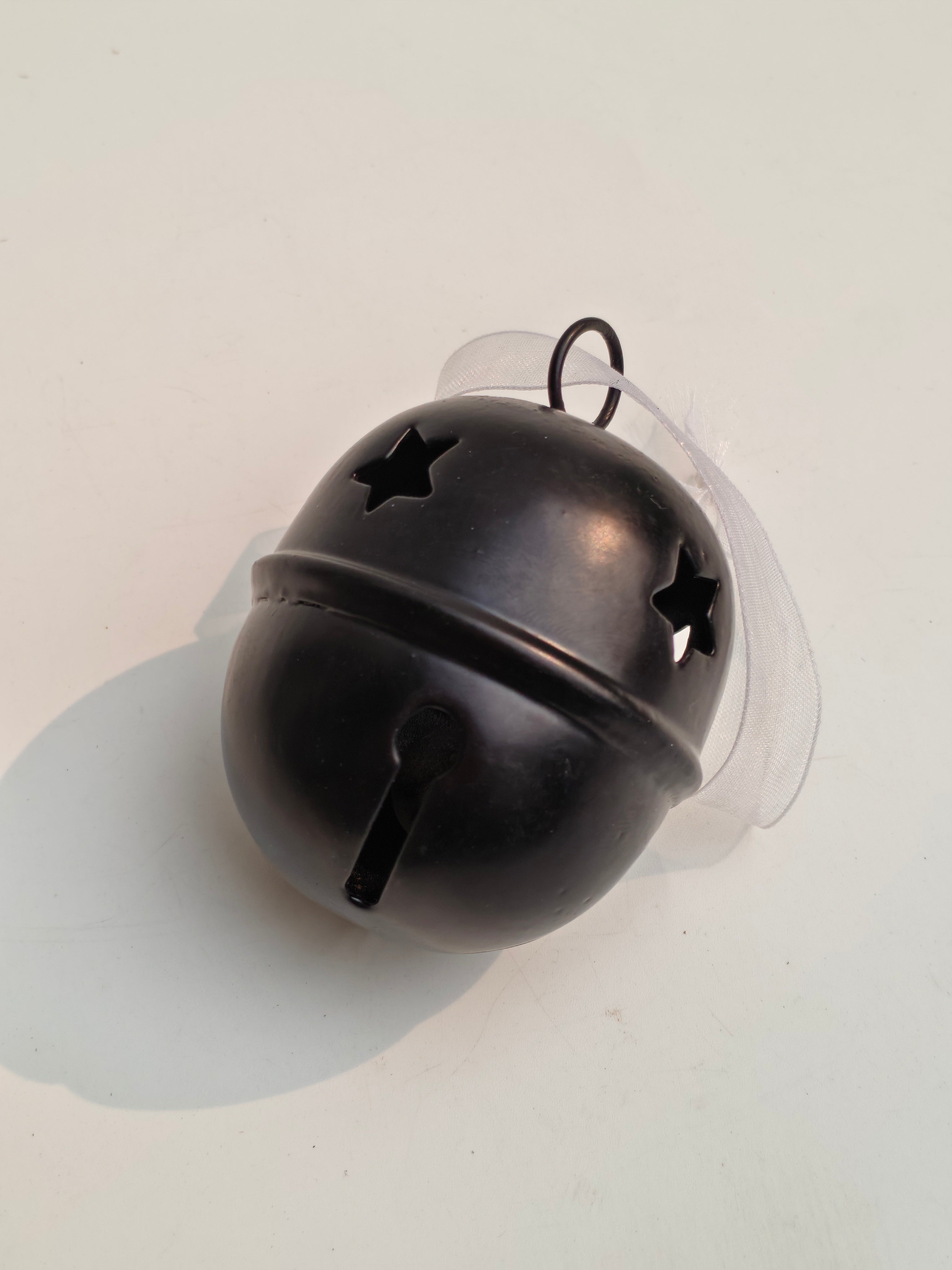 Midnight Star Metal Hanging Bell Ornament