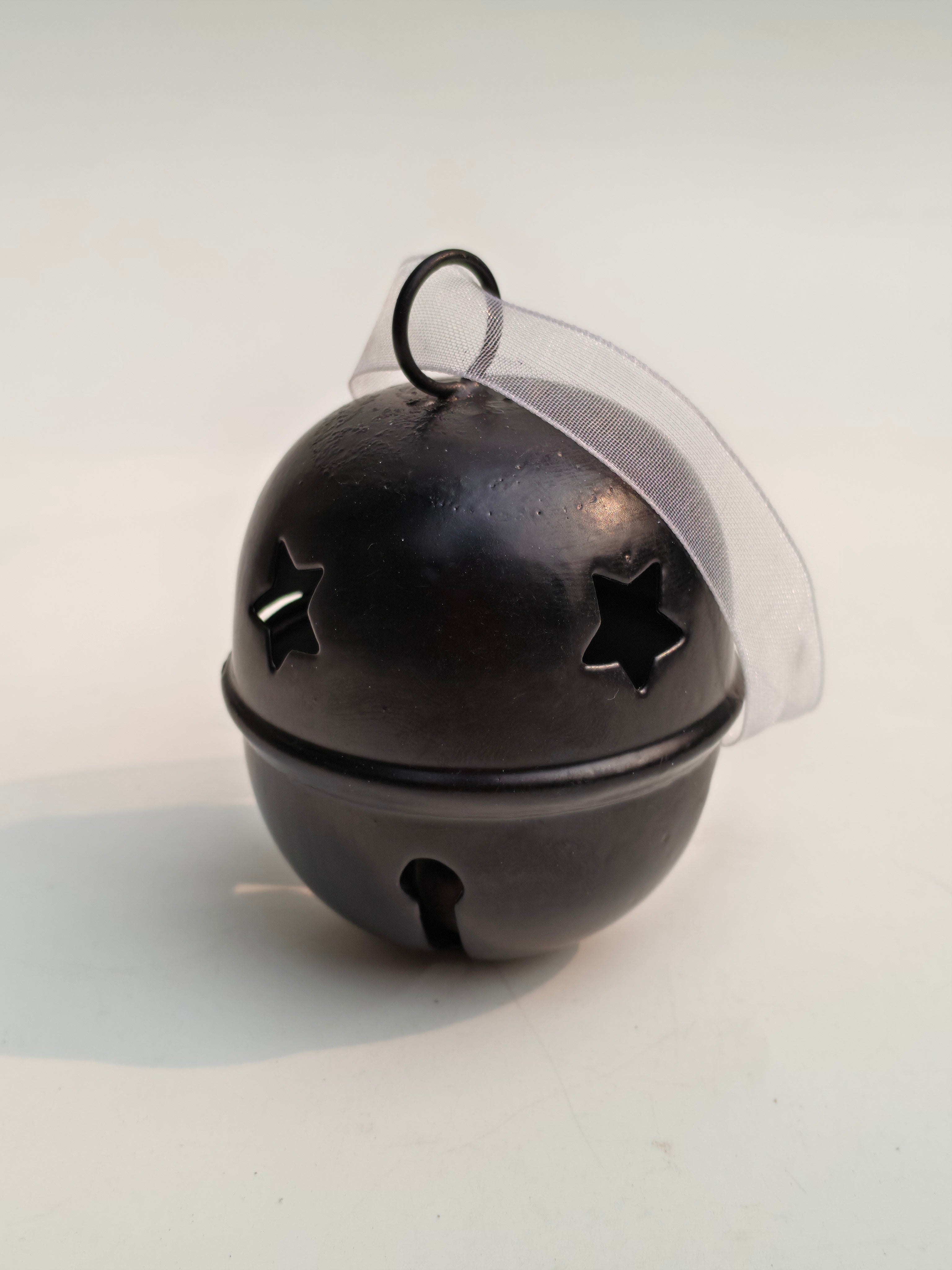 Midnight Star Metal Hanging Bell Ornament