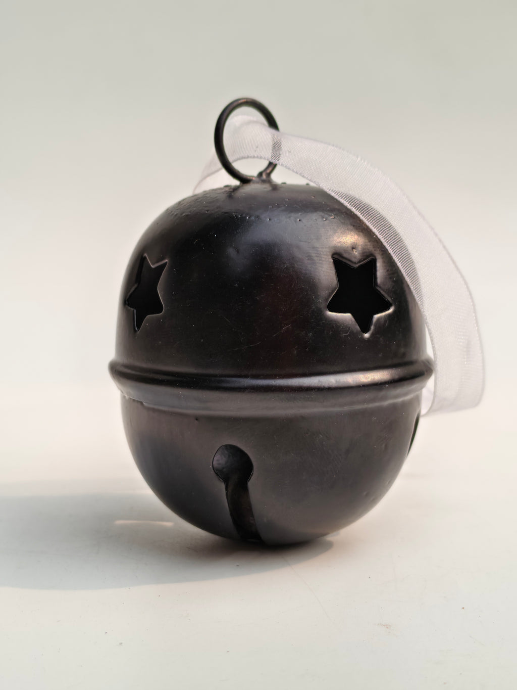 Midnight Star Metal Hanging Bell Ornament