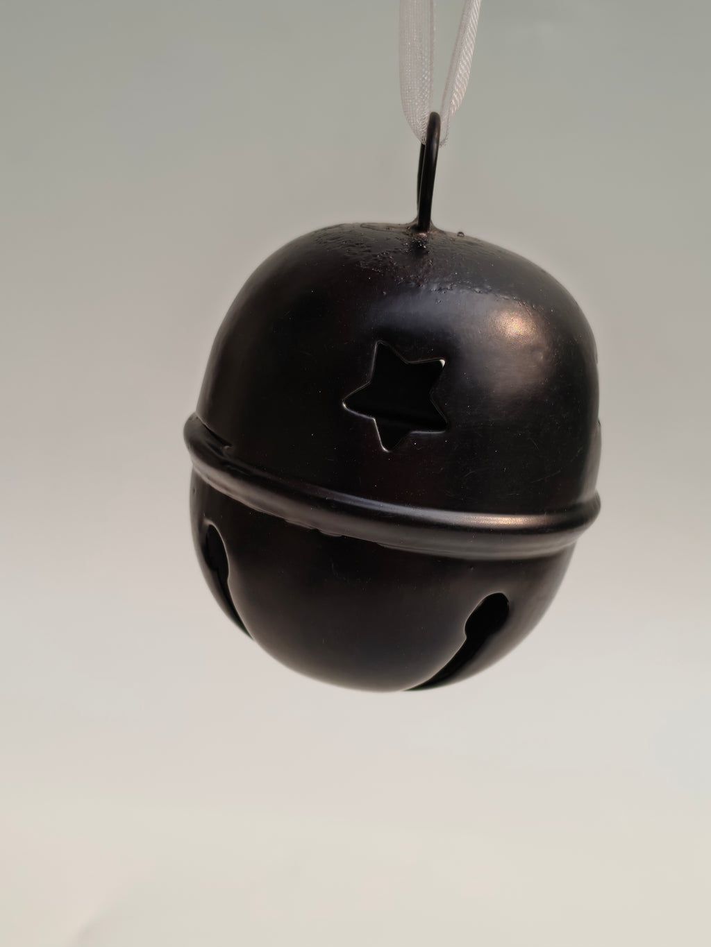 Midnight Star Metal Hanging Bell Ornament