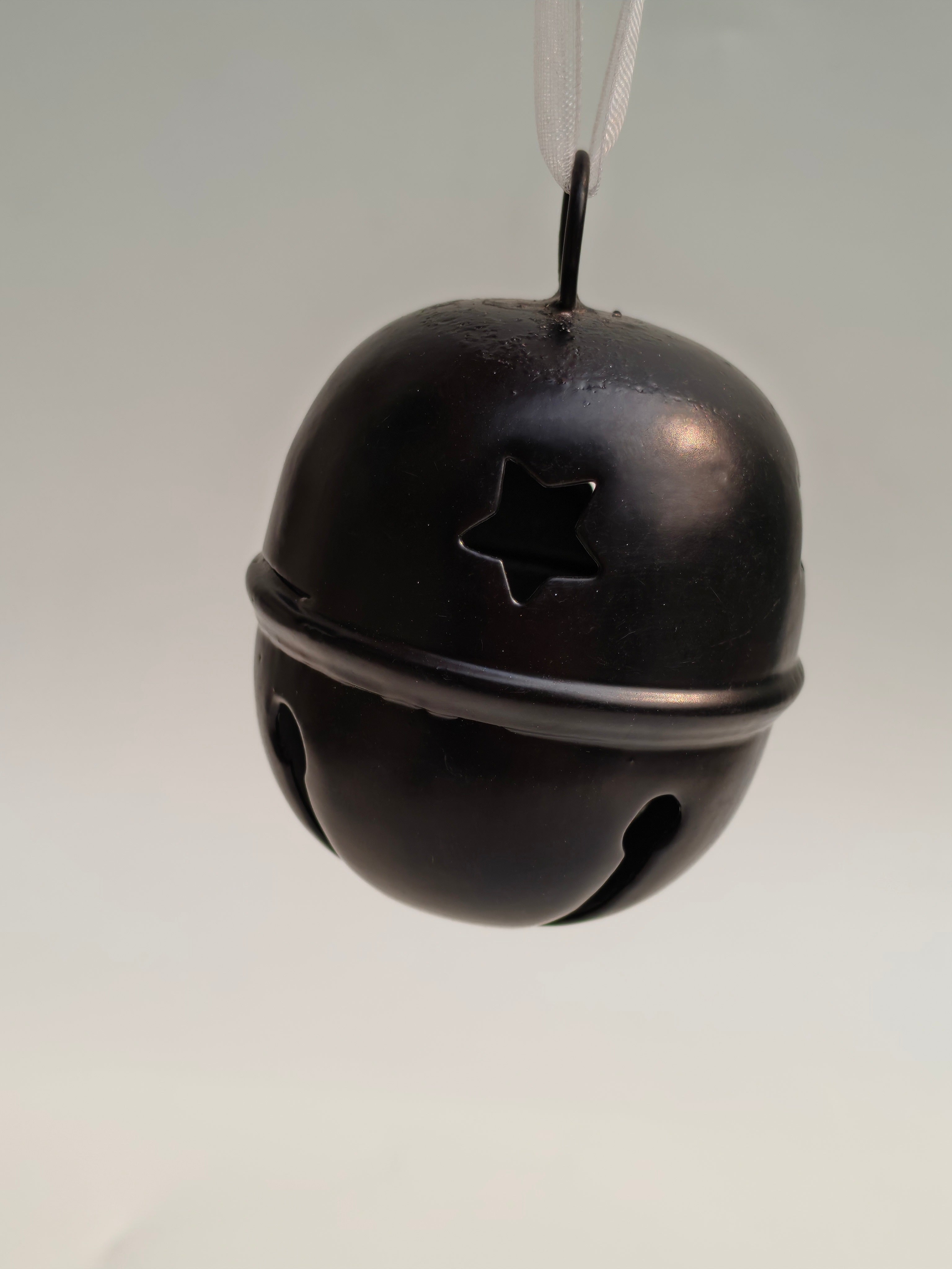 Midnight Star Metal Hanging Bell Ornament
