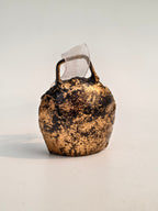 Antique Gold Protection Bell – Handcrafted Energy Guard Charm