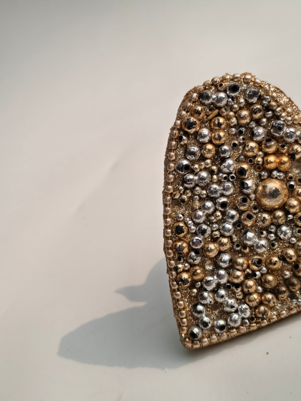 Embellished Heart Hanging – Luxury Beaded Car, Key & Bag Charm