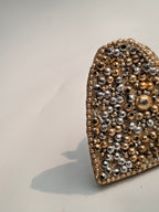 Embellished Heart Hanging – Luxury Beaded Car, Key & Bag Charm