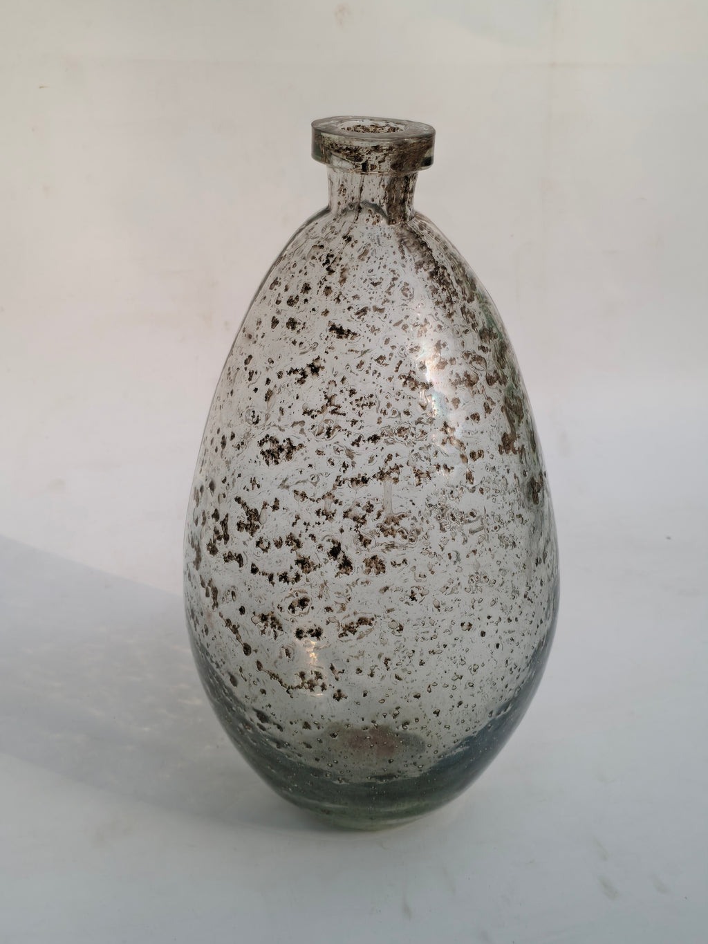 Antique Mercury Glass Vase – Handcrafted Decorative Vase