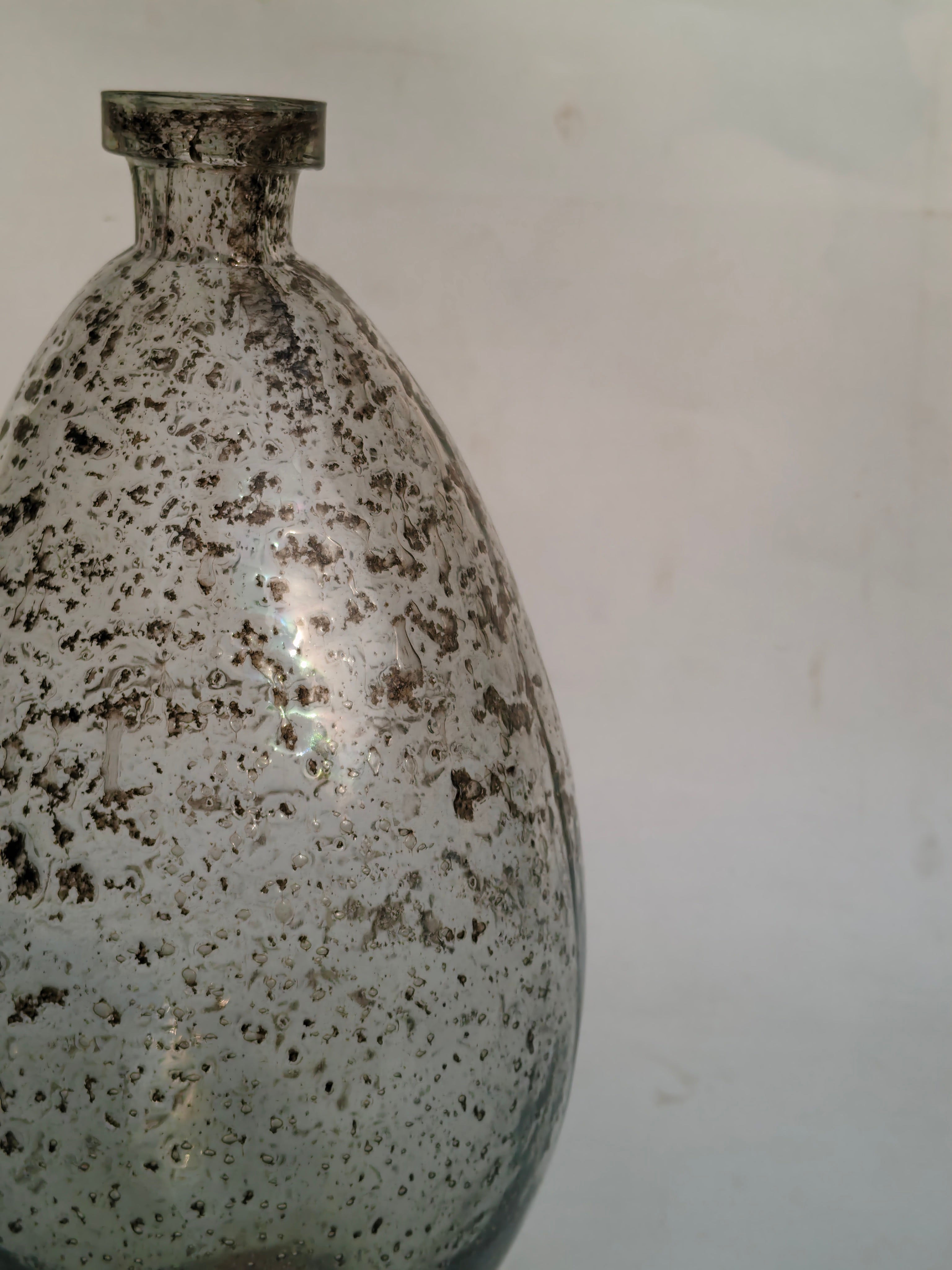 Antique Mercury Glass Vase – Handcrafted Decorative Vase